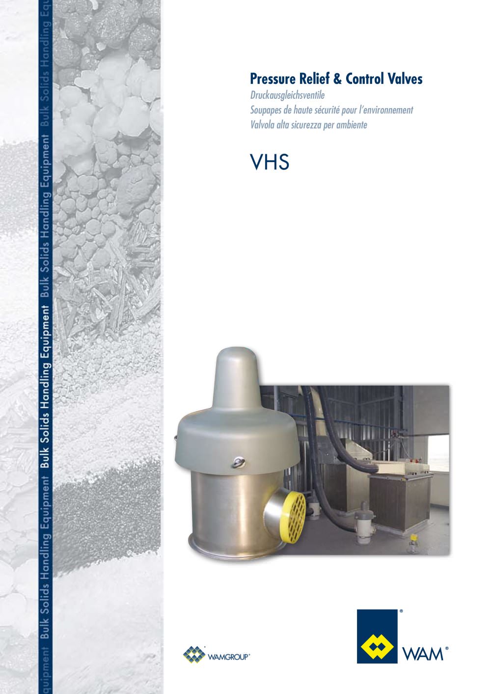 Pressure Relief & Control Valves VHS Brochure - WAMGROUP S.p.A