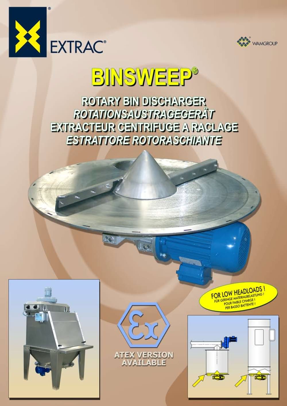 Rotary Bin Discharger BINSWEEP Brochure - WAMGROUP S.p.A