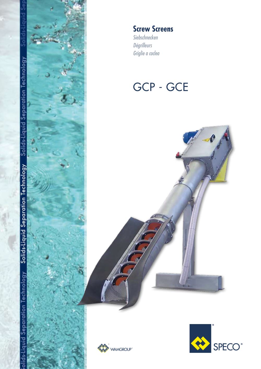 Screw Screens GCP-GCE Brochure - WAMGROUP S.p.A