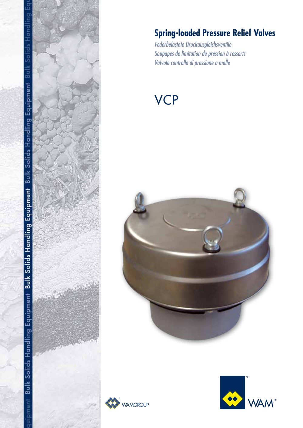 Spring-loaded Pressure Relief Valves VCP Brochure - WAMGROUP S.p.A