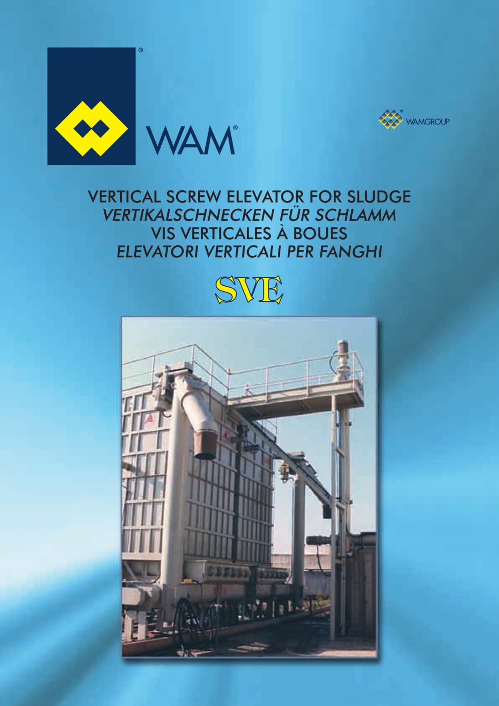 Vertical Screw Eleator for Sludge SVE Brochure - WAMGROUP S.p.A