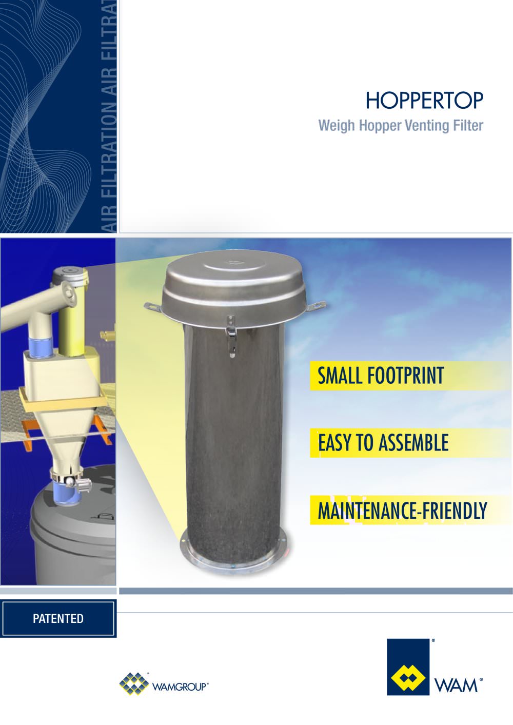 Weigh Hopper Venting Filter HOPPERTOP Brochure - WAMGROUP S.p.A