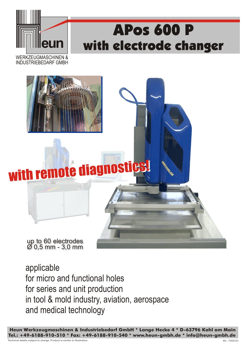 Electrode changer = APos CNC Robot - Heun
