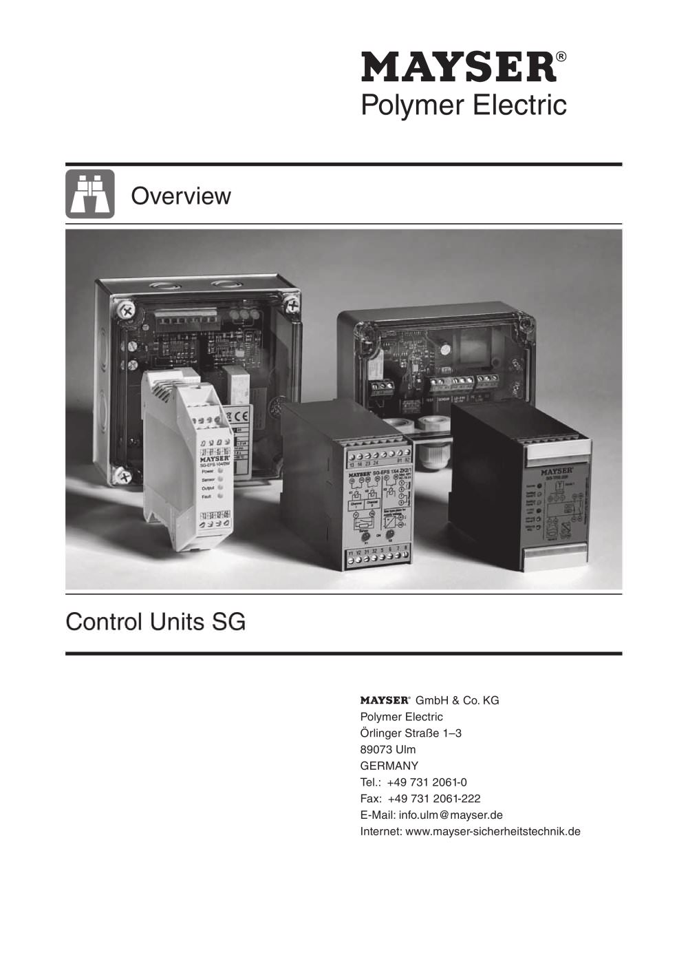 Control Units - Mayser GmbH & Co. KG