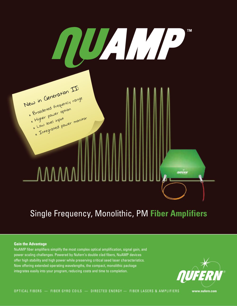 NuAMP Family description - Nufern