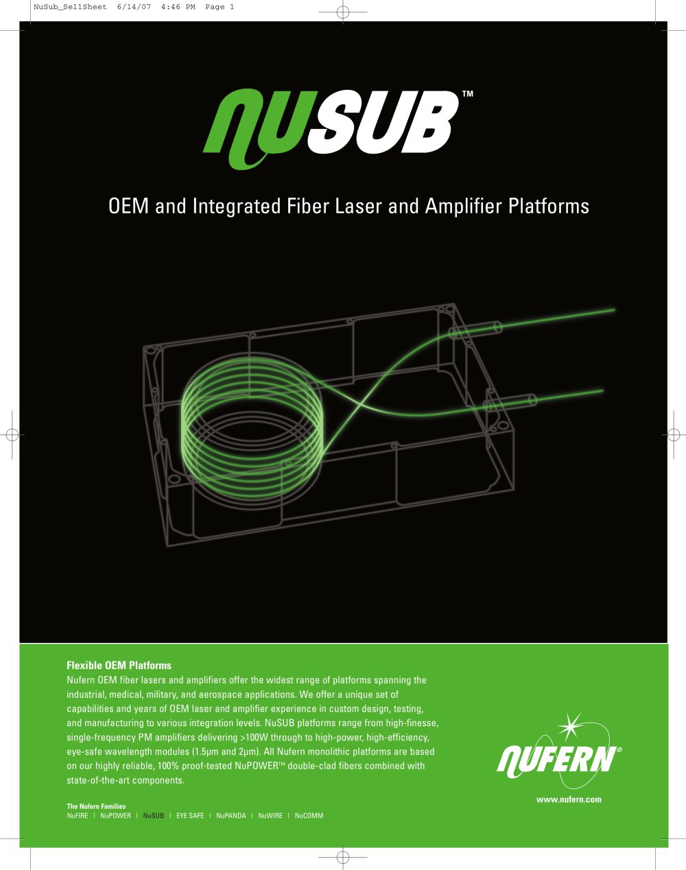 OEM & Integrated Capabilities - Nufern