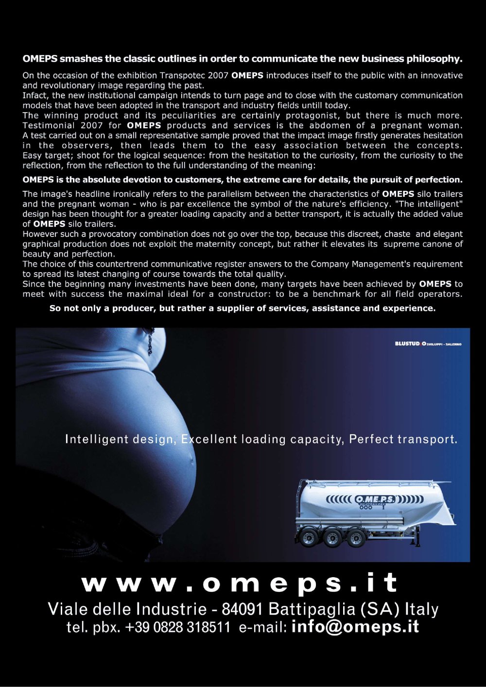 OMEPS SRL TESTIMONIAL 2007 - OMEPS