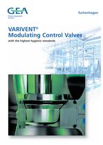 VARIVENT� Modulating Control Valves - with the highest hygienic standards 