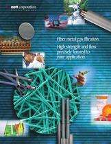 Fiber metal gas filtration