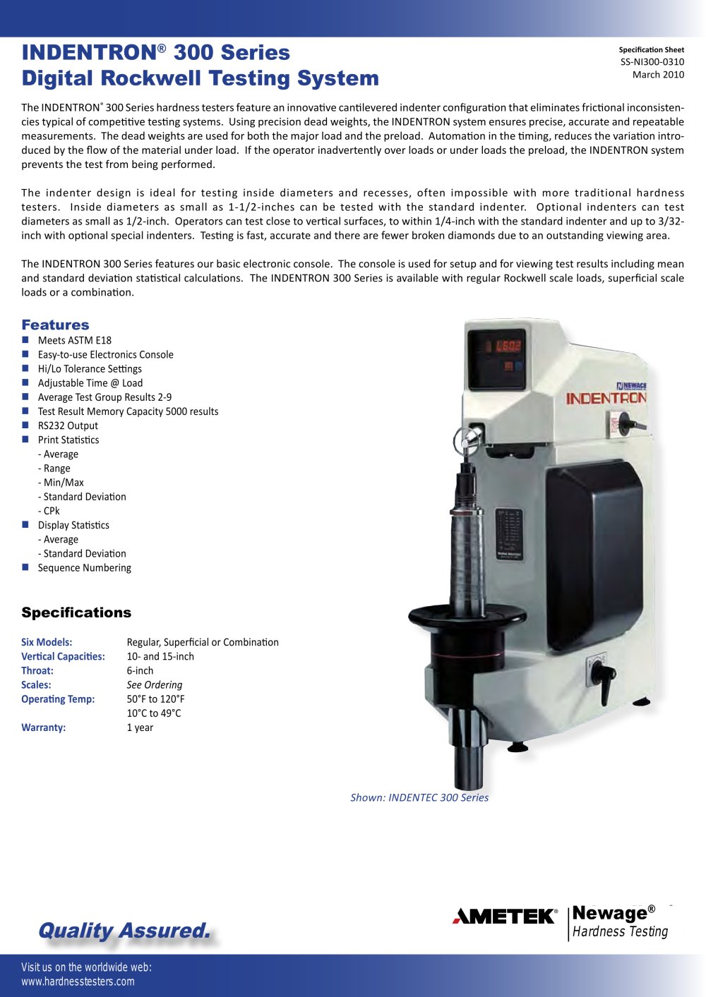 rockwell hardness tester  instructions