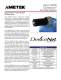 1986DN - DeviceNet Resolver - AMETEK Automation & Process