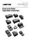 Press Safety Products - 1025 Foot & Palm Switches - AMETEK Automation & Process