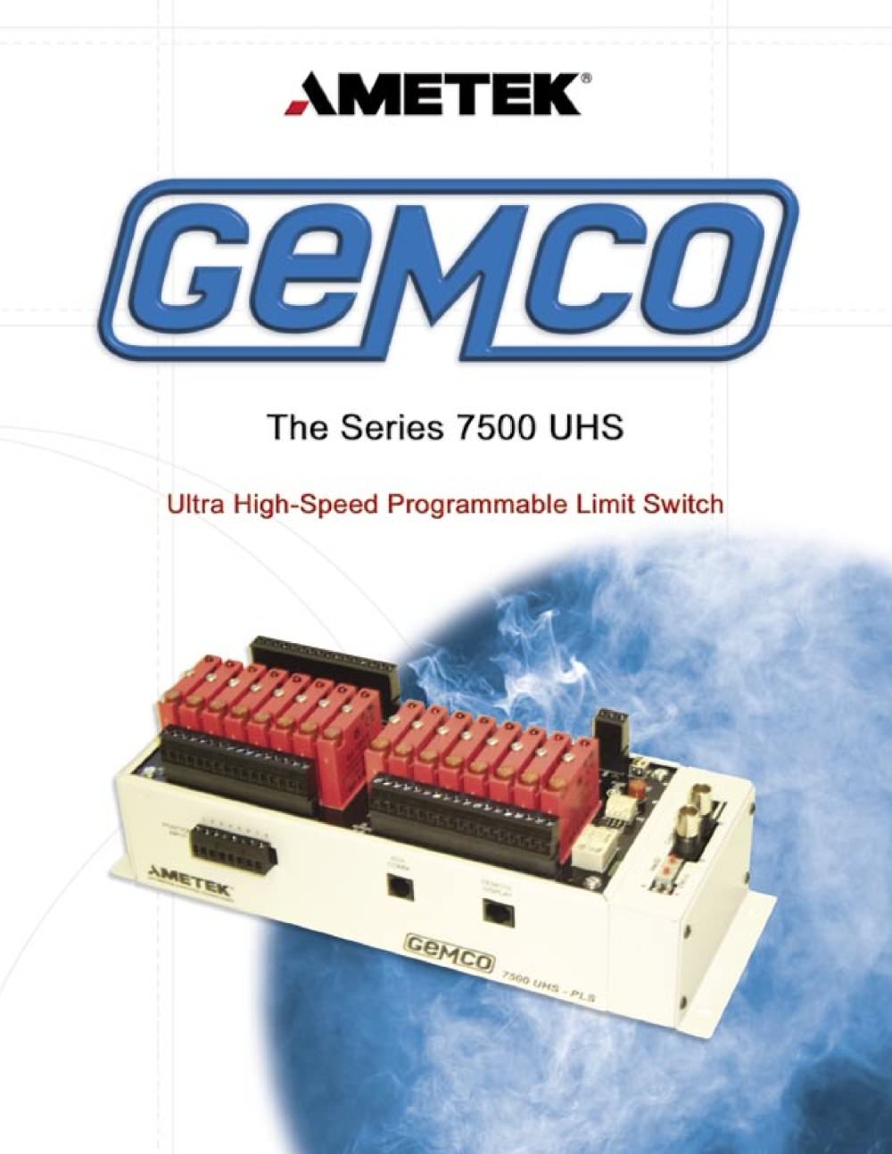 Resolver Based PLS - 7500 UHS Programmable Limit Switch - AMETEK Automation & Process