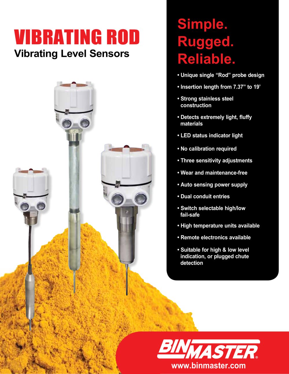 BinMaster Vibrating Rod Brochure - BinMaster