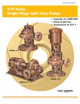 410 Series; Single-Stage Split Case Pumps