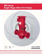 900 Series Single Stage Inline Fire Pumps