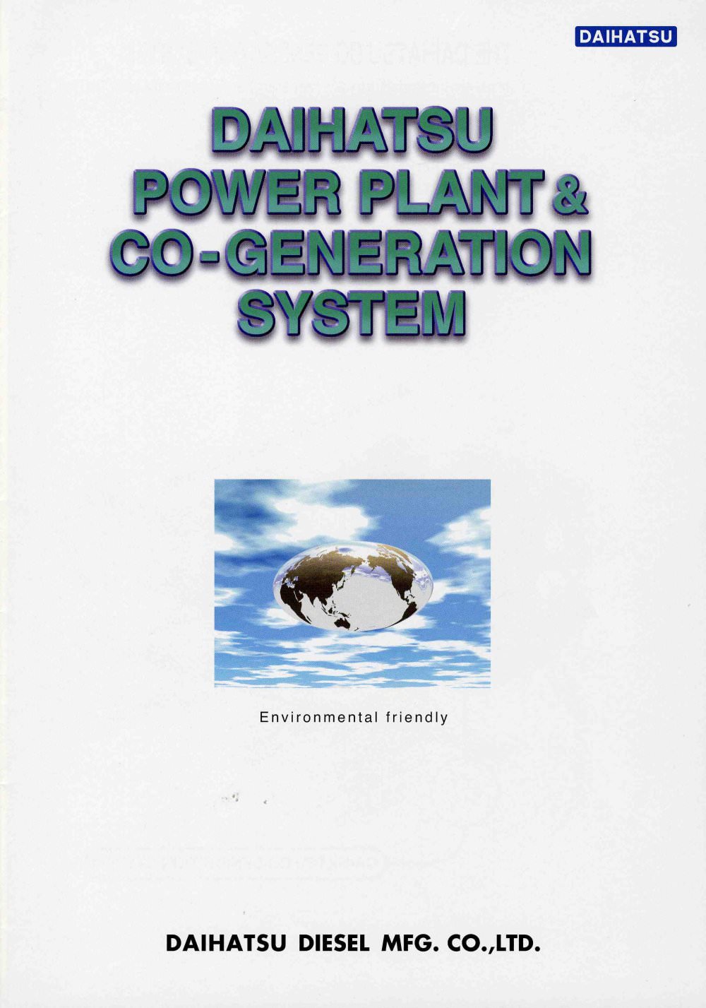POWER PLANT & CO - GENERATION SYSTEM - Daihatsu Diesel