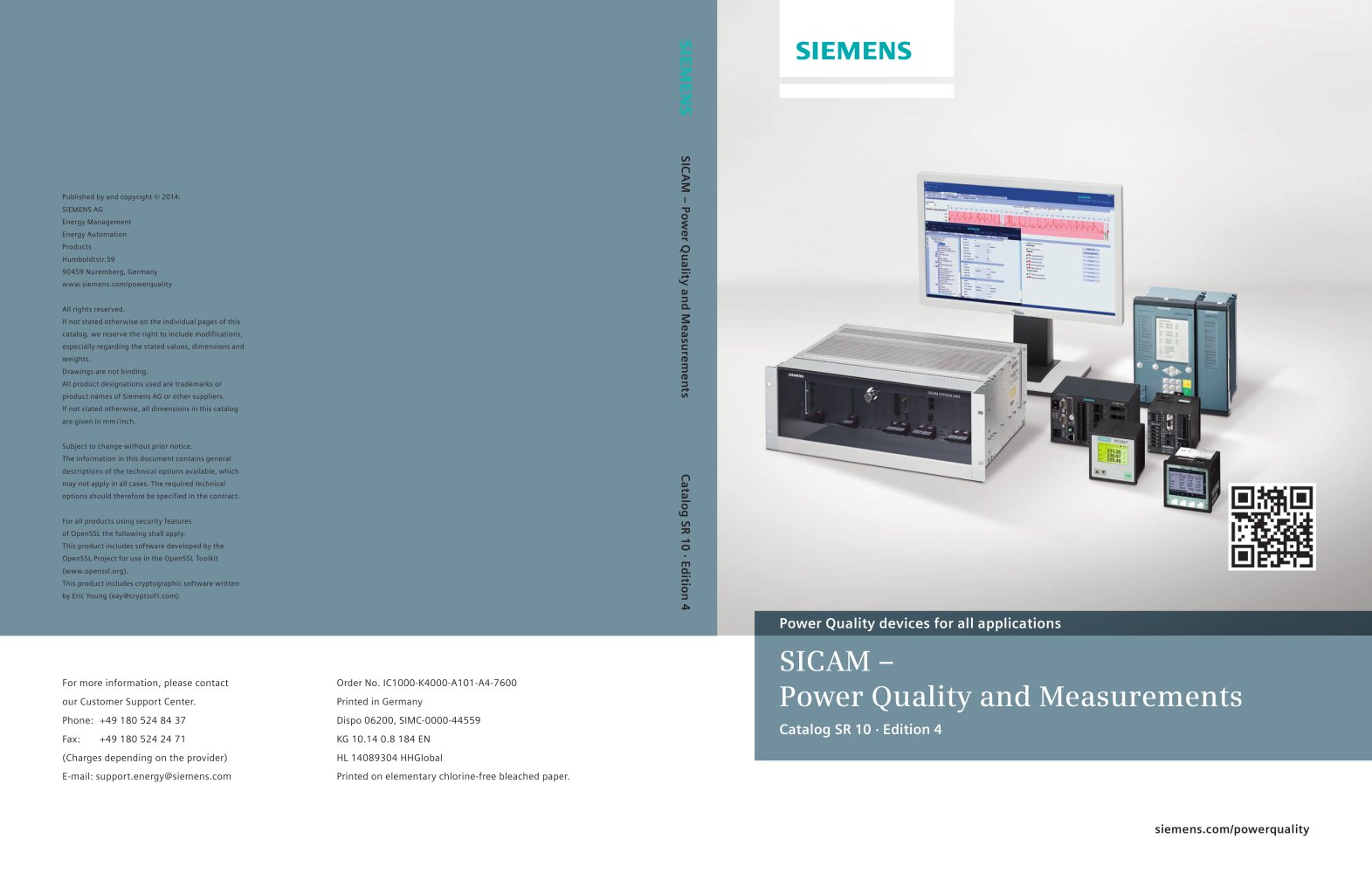 Power Quality and Measurements Product Catalog SR 10 V1.0 - Siemens Energy