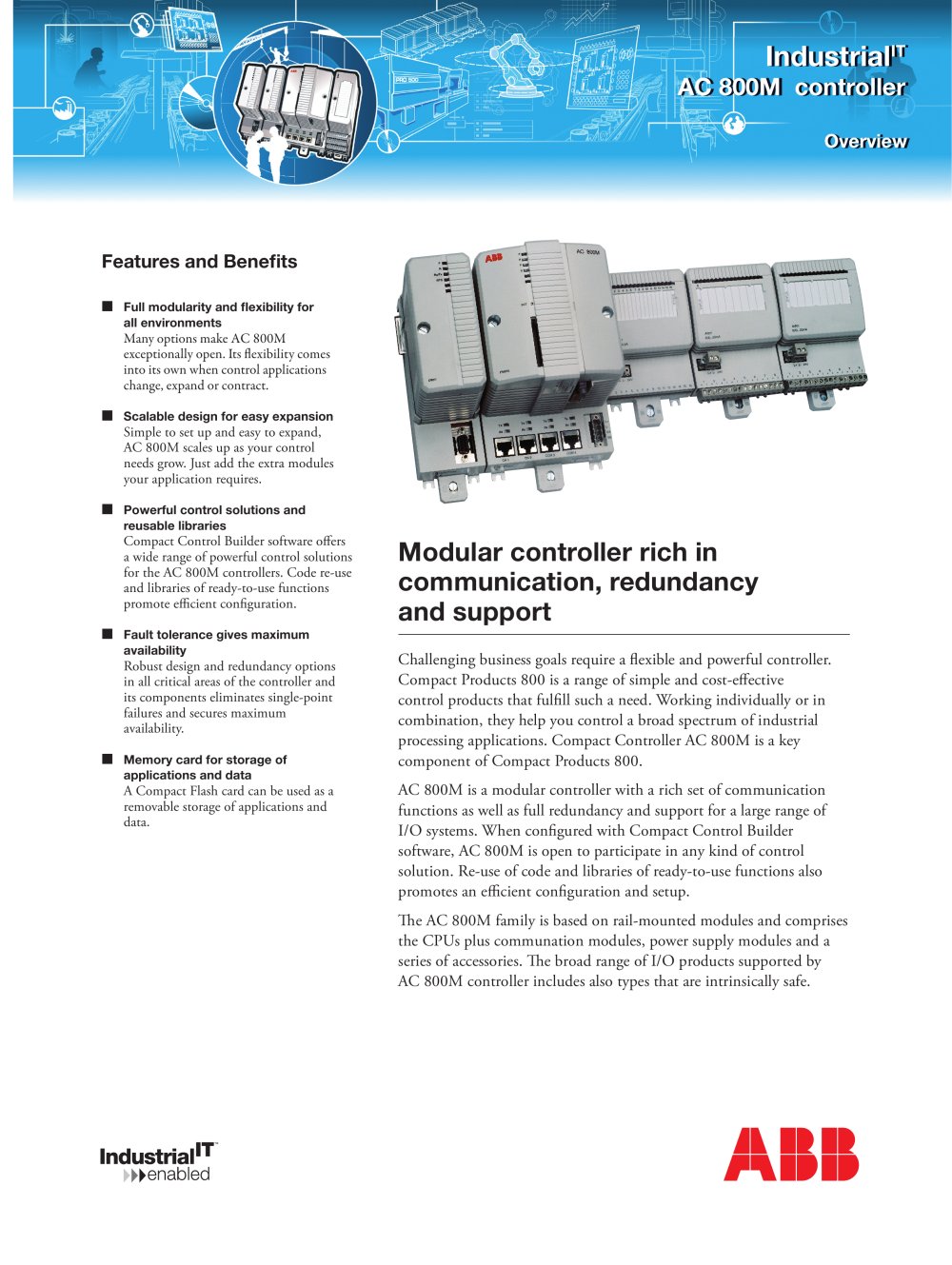 AC 800M Controller Overview - ABB Control Systems