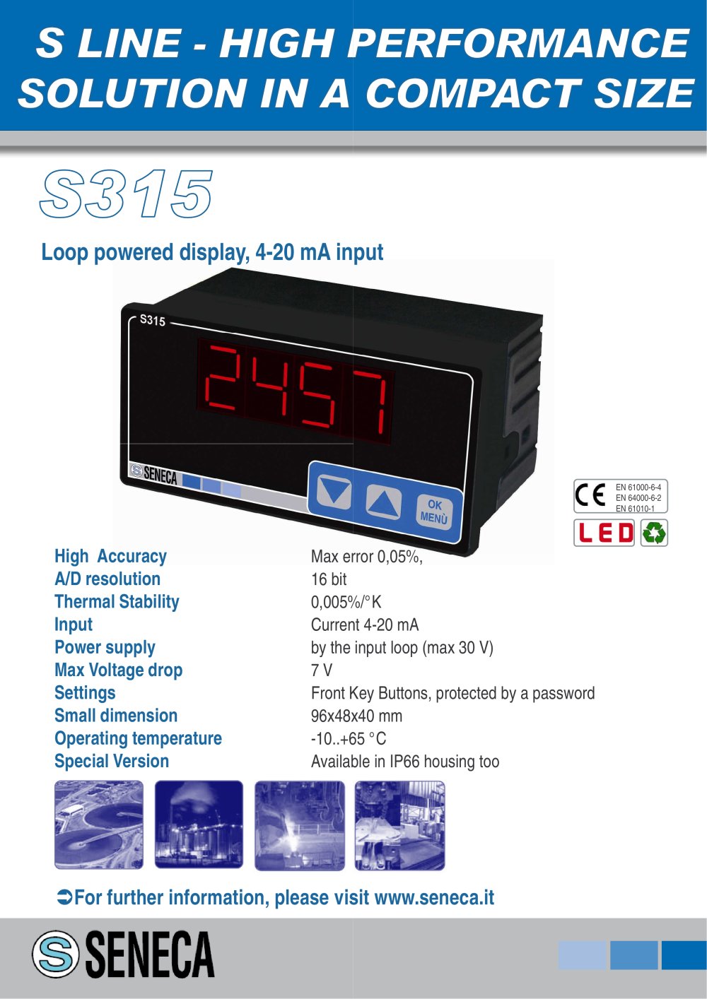 Loop powered display - Seneca