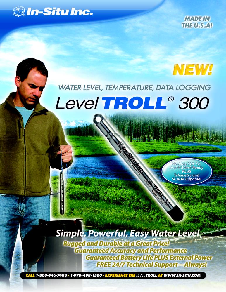 Level TROLL 300 Spec Sheet - In-Situ
