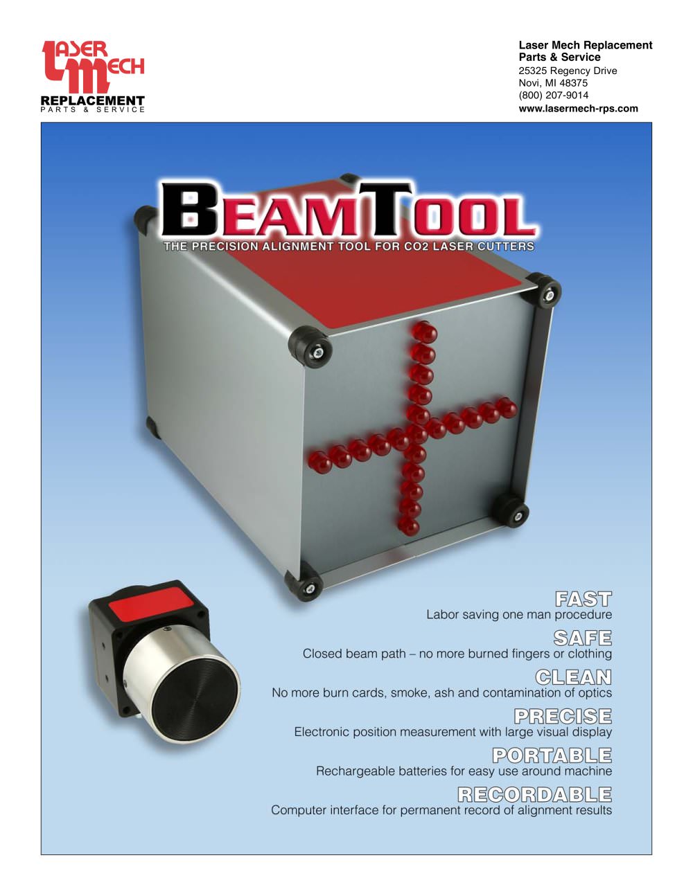 BeamTool Precision Alignment Tool - Laser Mechanisms