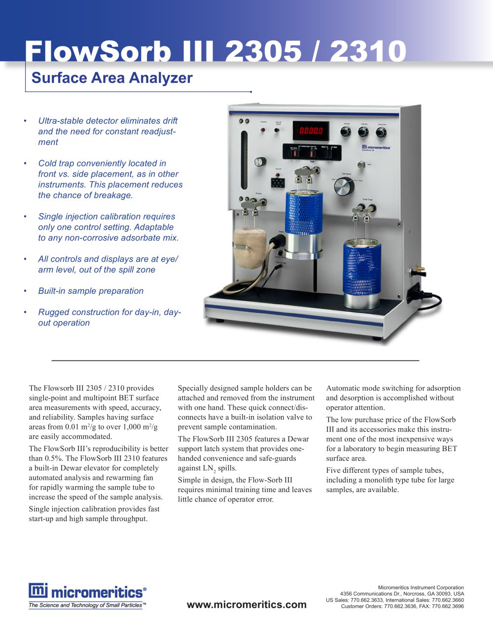 FlowSorb III 2305 / 2310 - 1 / 2 Pages