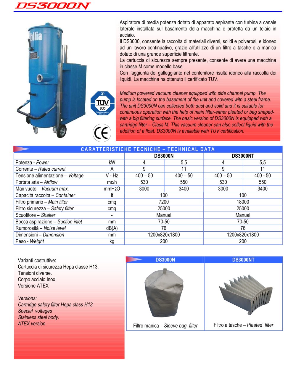 Medium powered industrial vacuum - Freddy