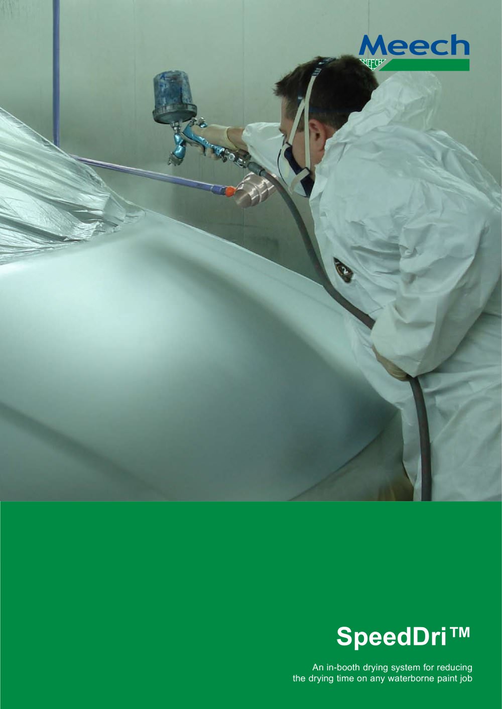 SpeedDri - An in-booth drying system for reducing the drying time on any waterborne paint job - Meech Static Eliminators