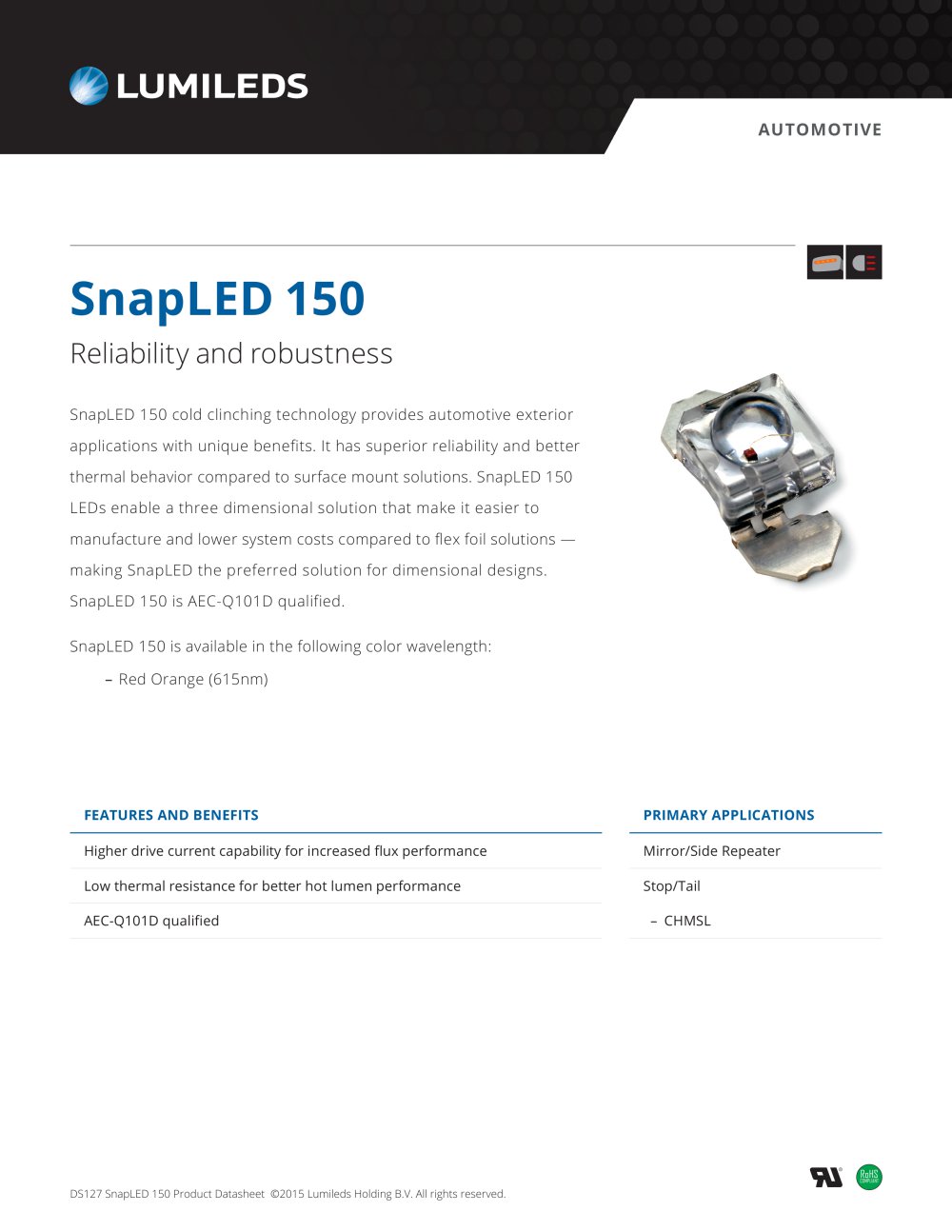 SnapLED 150 - Philips Lumileds Lighting Company