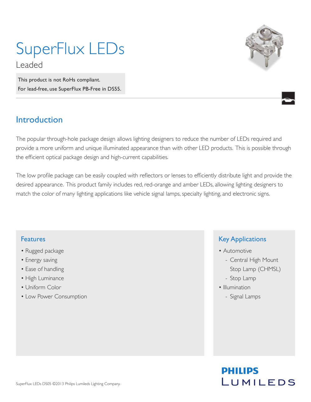 SuperFlux LEDs - Philips Lumileds Lighting Company