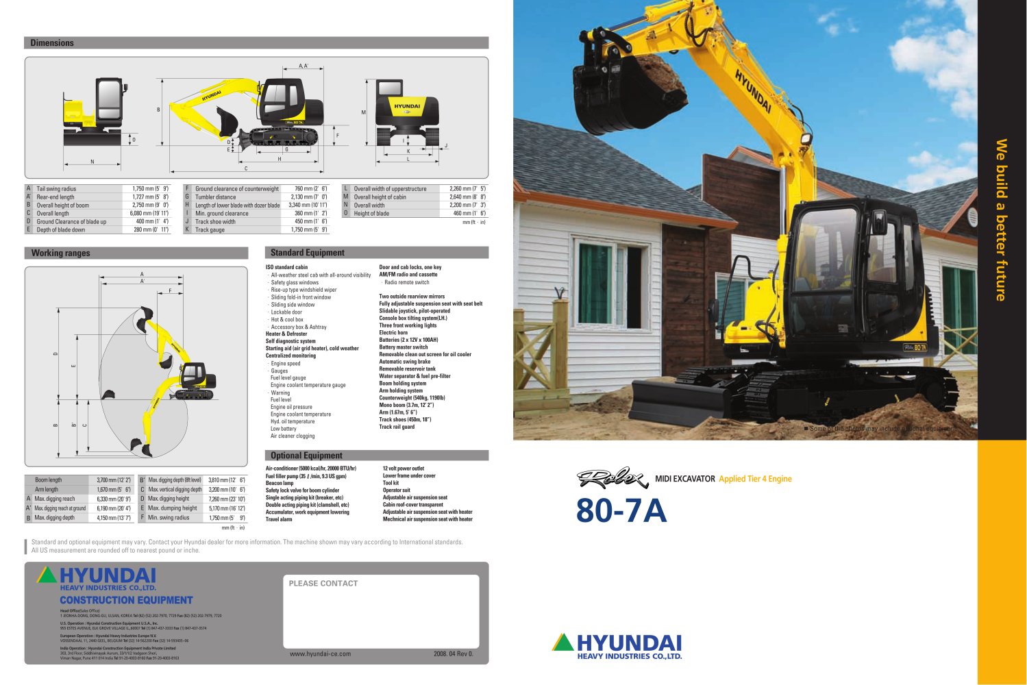 R80-7A - Hyundai Construction Equipment Americas, Inc.