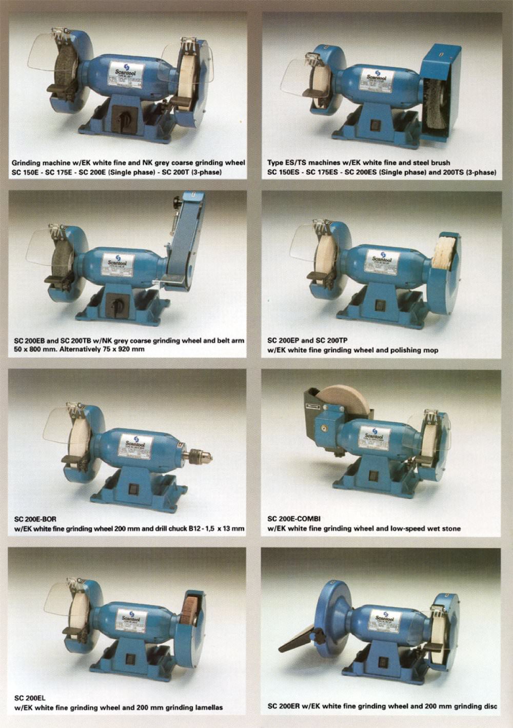 Double ended grinders, workshop and industry - Scantool Group