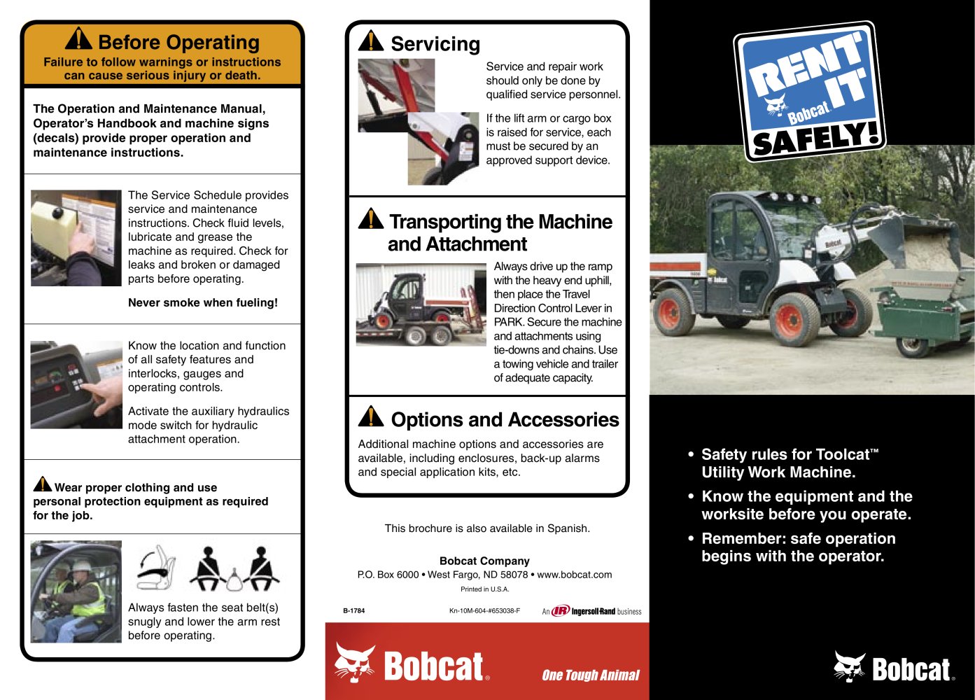 Toolcat Utility Work Machine - BOBCAT