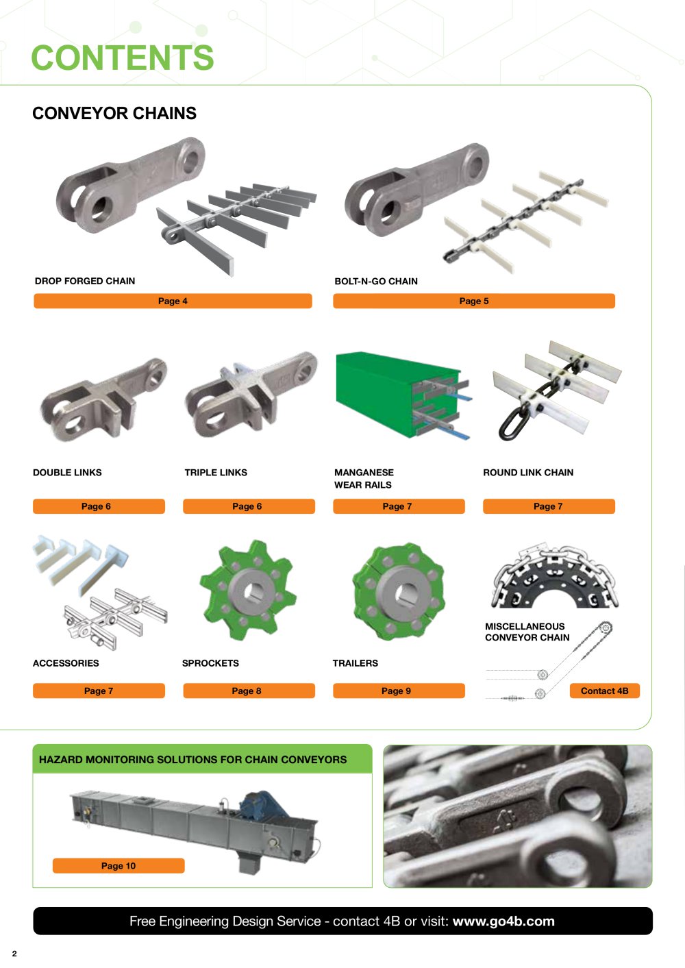 4B Braime Elevator Components - 344602, 91013, 80783, 80869, 80825