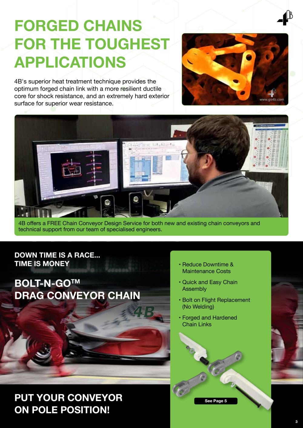 4B Braime Elevator Components - 