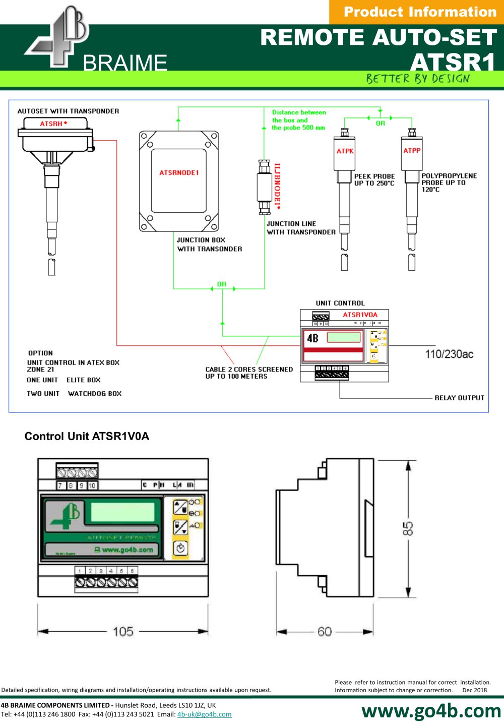 4B Braime Elevator Components - 
