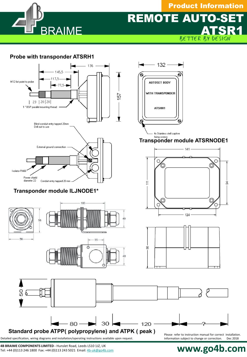 4B Braime Elevator Components - 