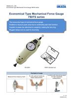 Popular model mechanical force gauge FB/FS series
