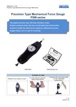 Precision model mechanical force gauge PSM series