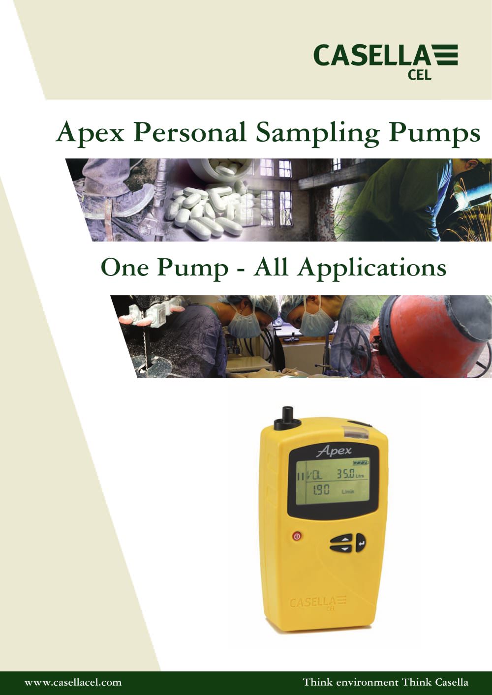 APEX Personal Sampling Pumps - Casella CEL