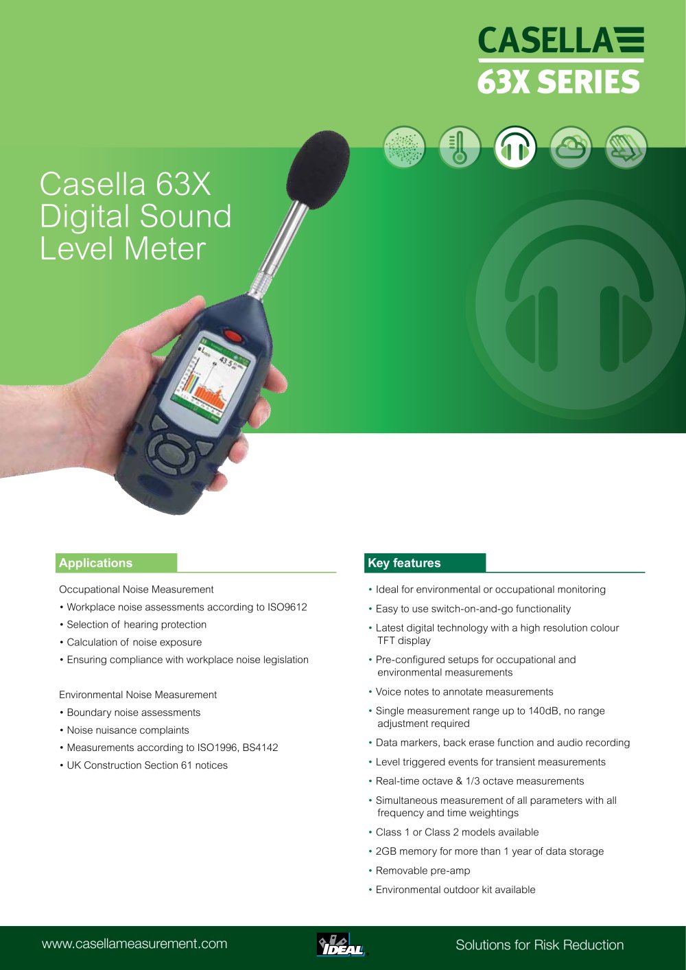 CEL-630 environmental & occupational sound level meter - Casella CEL