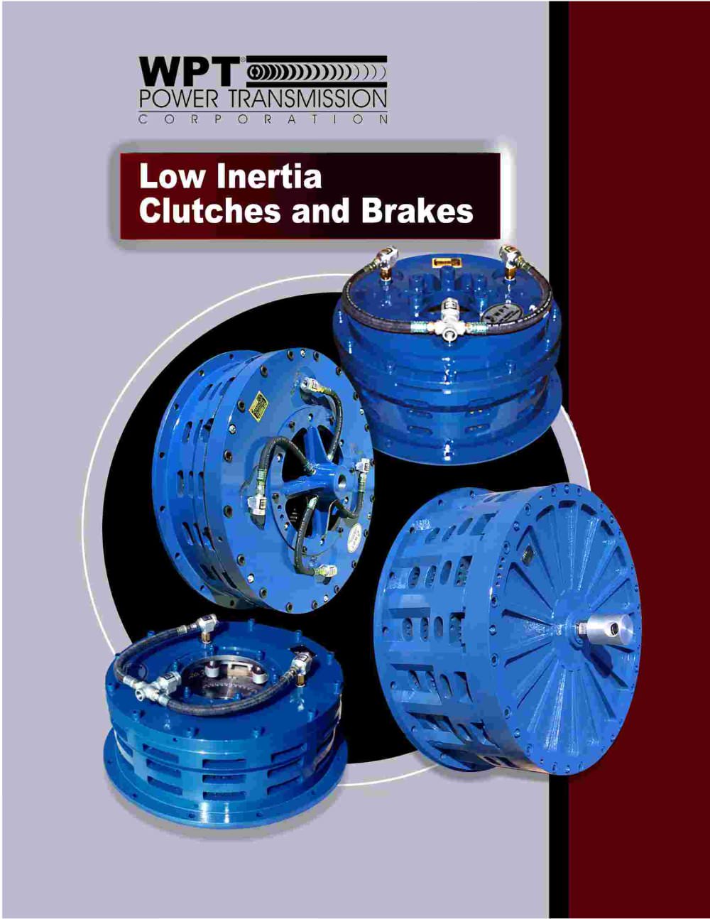 Low Inertia Clutches and Brakes - WPT Power Transmission