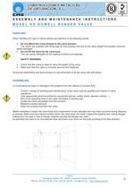 HD Series - Howell Bunger or Fixed Cone Valve