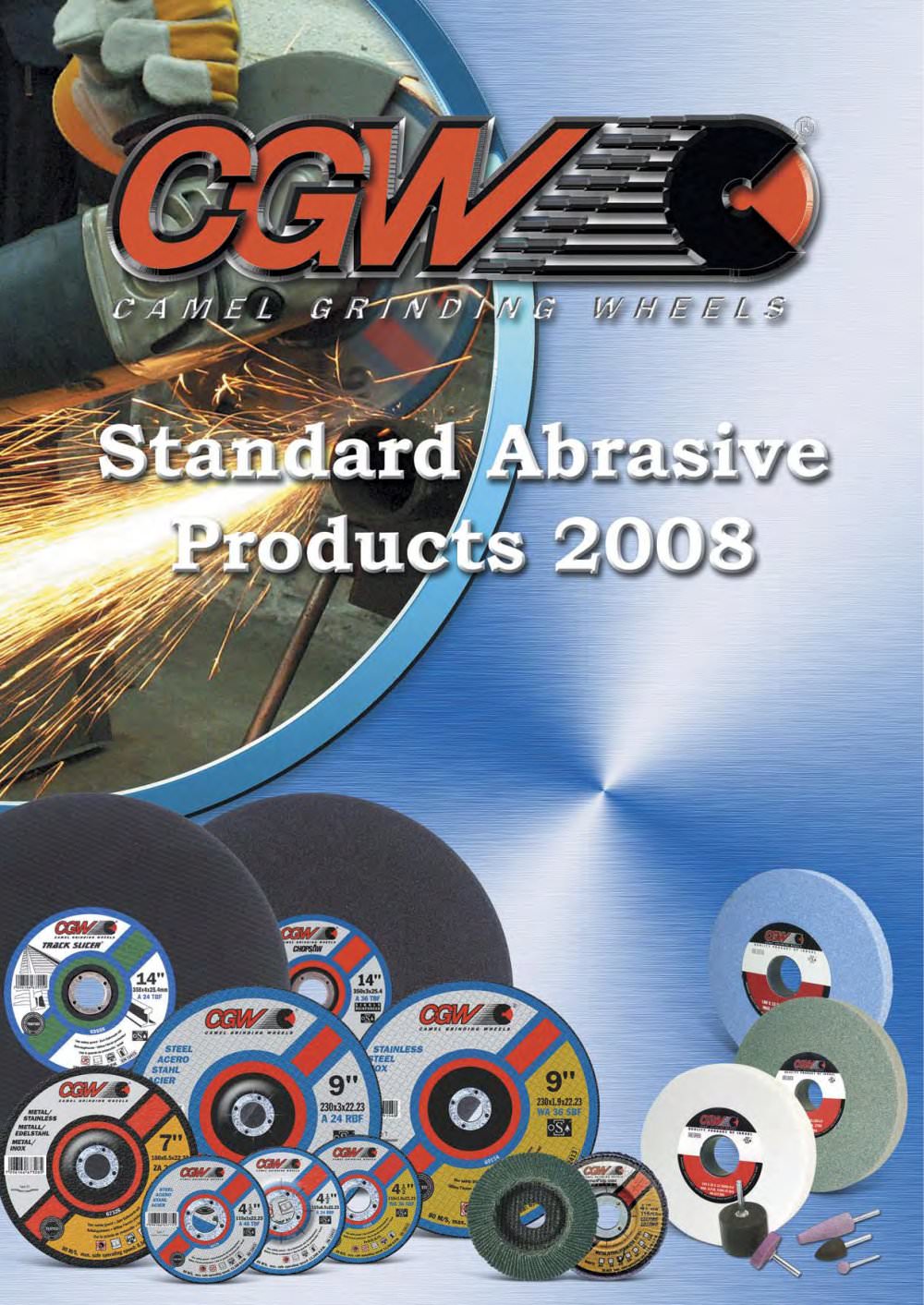 Standard abrasives catalogue - Camel Grinding Wheels