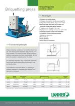 Briquetting press