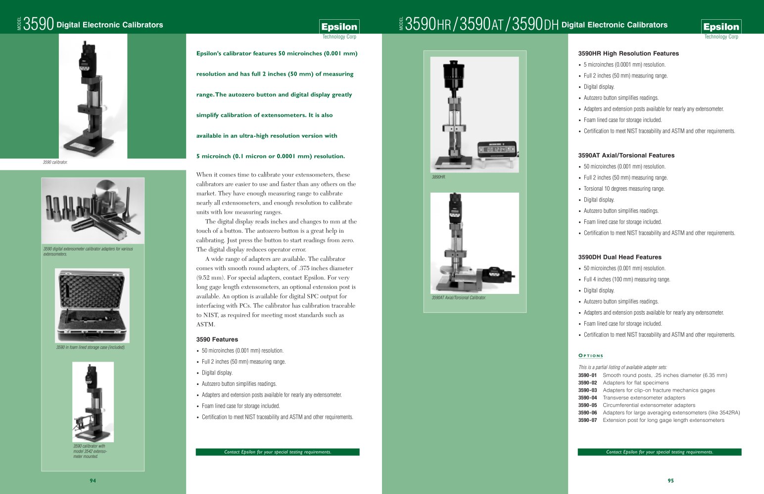 Model 3590 Digital Electronic Calibrator - Epsilon Technology