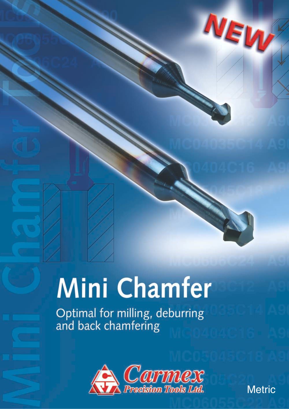 Mini Chamfer Leaflet - Metric - Carmex Precision Tools