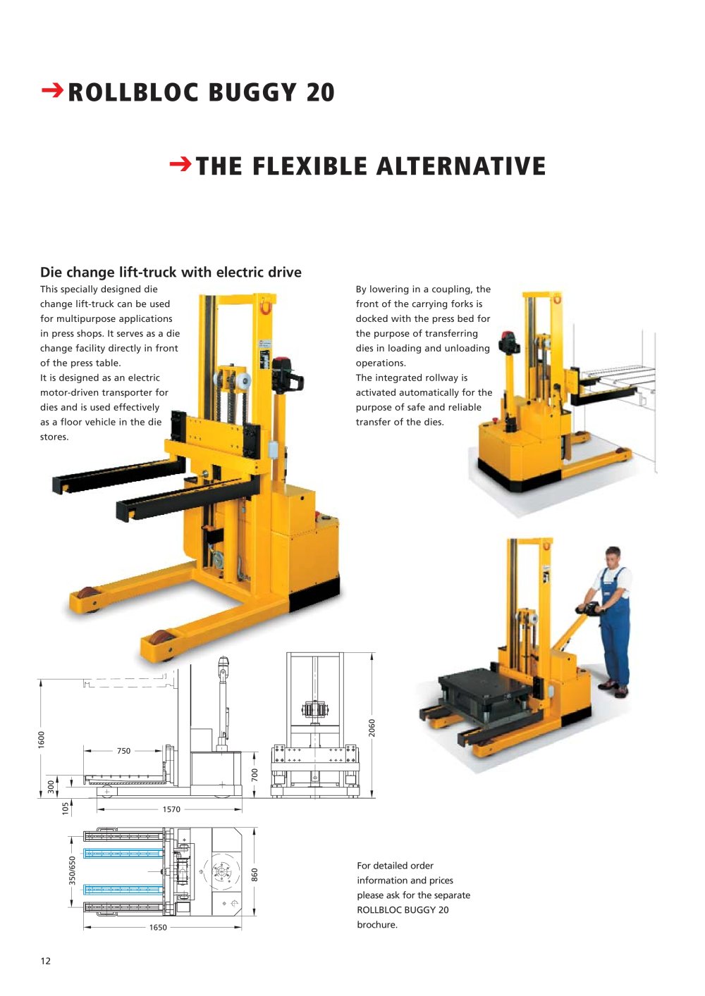 ROLLBLOC Lift truck - G&Uuml;THLE