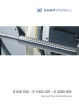 S 650 GW - S 1000 GW - S 3000 GW Worm and Rotor Grinding Machines